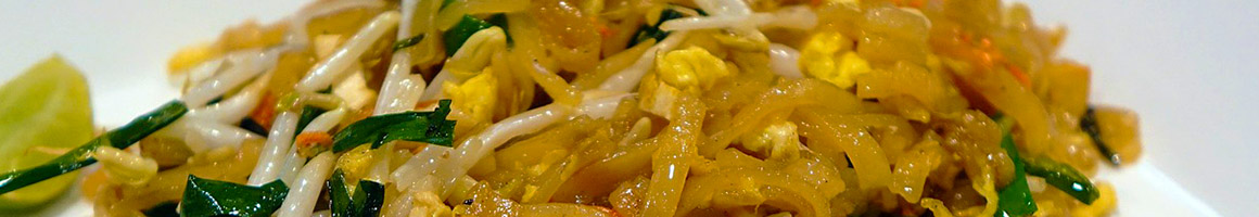 Eating Thai Salad Soup at Yummy Thai restaurant in Rome, GA.